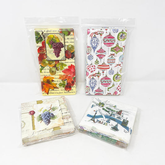 Fall and Winter Long Paper Napkin Bundle (1)