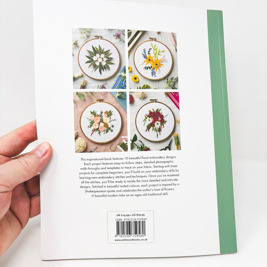 Floral Embroidery Book by Teagan Olivia Sturmer