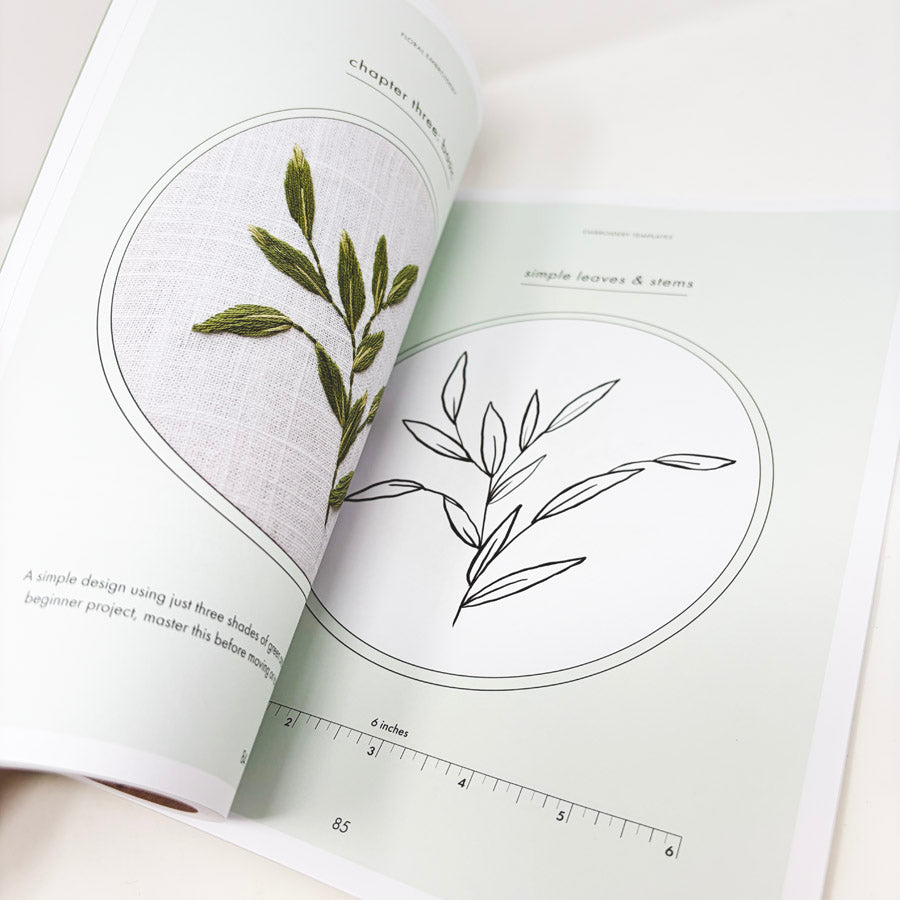 Floral Embroidery Book by Teagan Olivia Sturmer