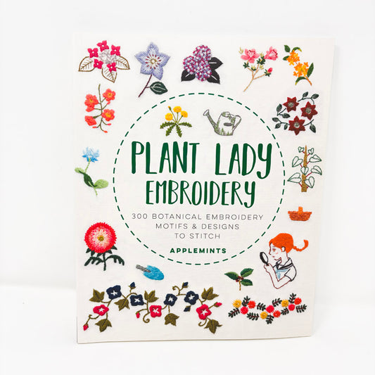 Plant Lady Embroidery Book by Applemints