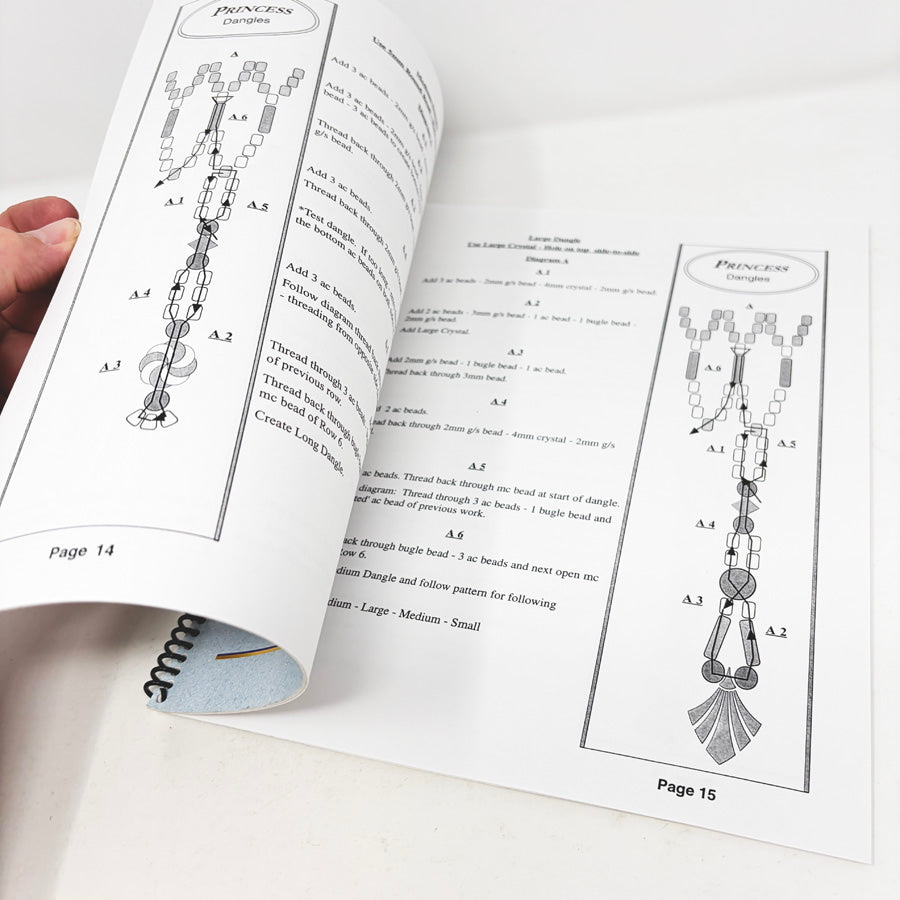 The Beadecked Ornament Spiral Bound Booklet by Laura Jansen