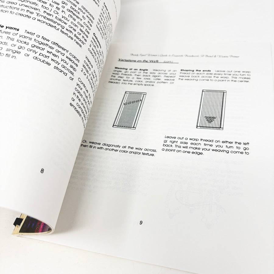 A Bead & Weave Primer Comb Bound Booklet by Cook & Star