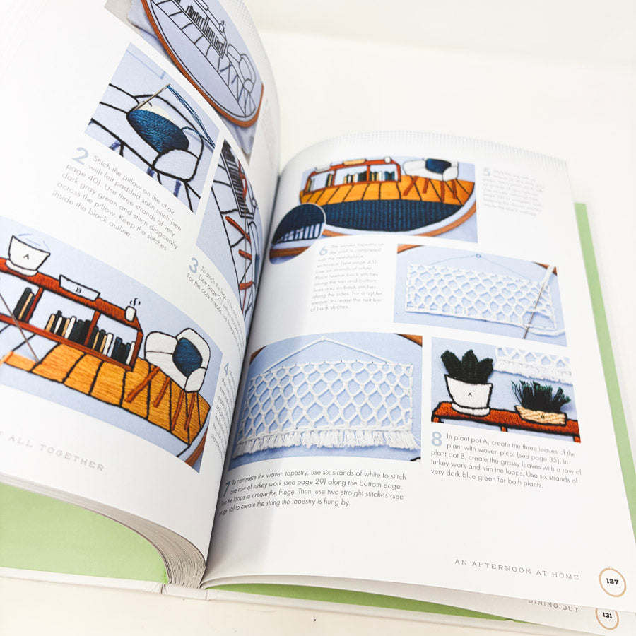 Pop-Up Embroidery Book by Ashley Denn