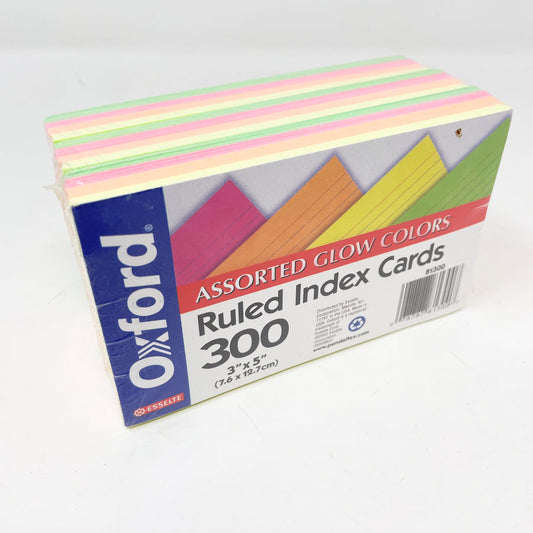 Oxford Ruled Index Cards