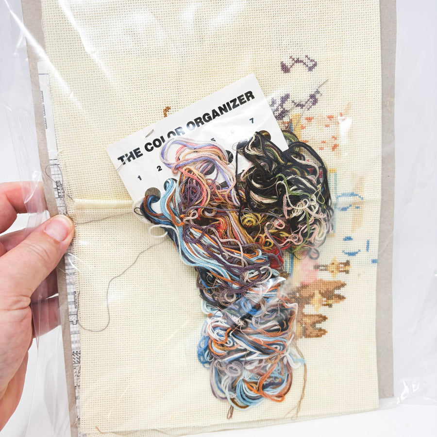 JCA Time Pieces Counted Cross Stitch Kit (Started/Partial)