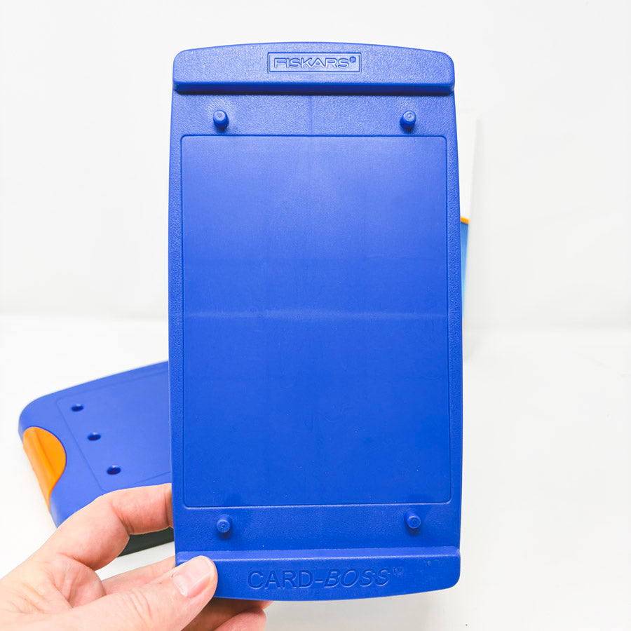 Fiskars Card & Shape Boss Bundle with Parchamore Stencil