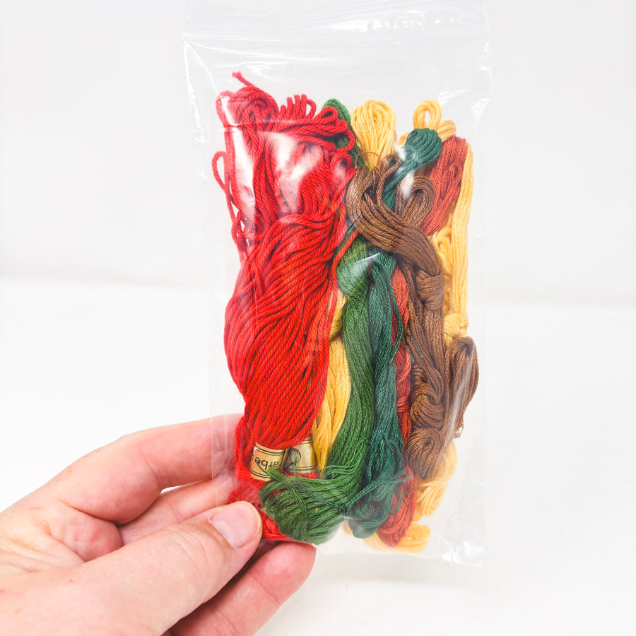 Fall Colors Embroidery Thread Bundle