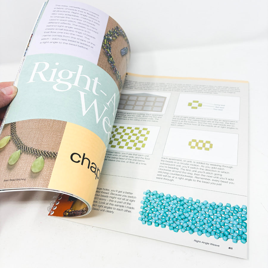 Seed Bead Stitching – Cut and Spiral Bound