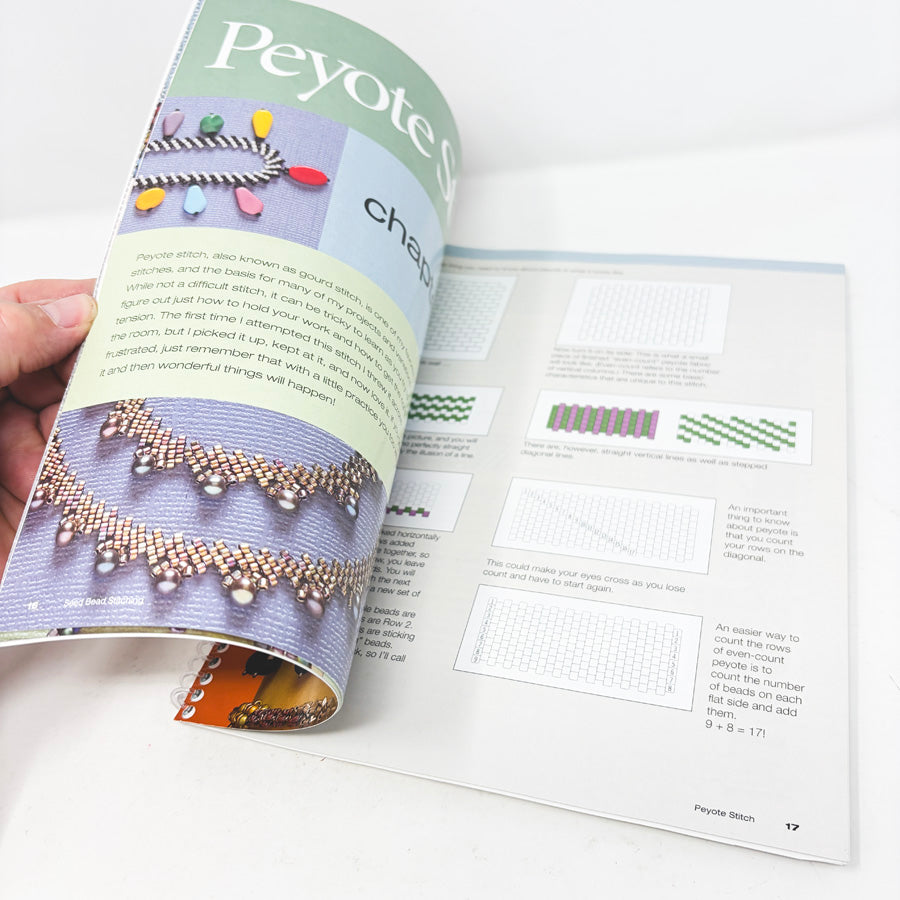 Seed Bead Stitching – Cut and Spiral Bound