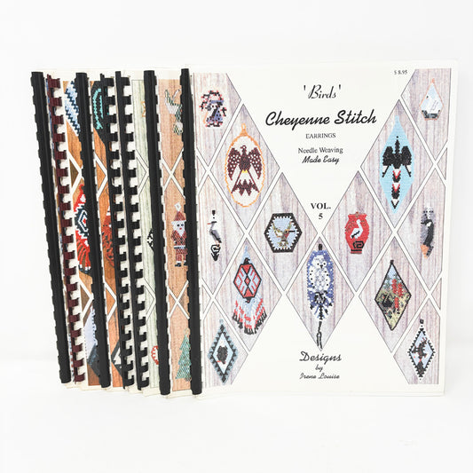 Cheyenne Stitch Earrings Comb Bound Booklets – Designs by Irene Louise