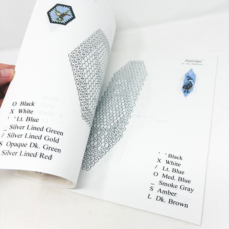 Cheyenne Stitch Earrings Comb Bound Booklets – Designs by Irene Louise