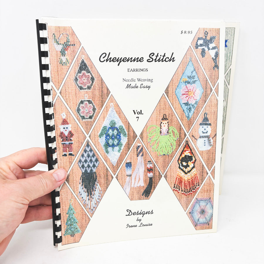 Cheyenne Stitch Earrings Comb Bound Booklets – Designs by Irene Louise