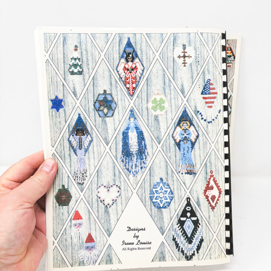 Cheyenne Stitch Earrings Comb Bound Booklets – Designs by Irene Louise