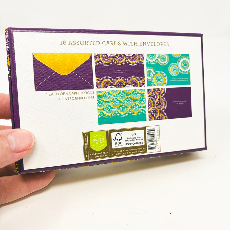 Green-Inspired Assorted Cards with Envelopes