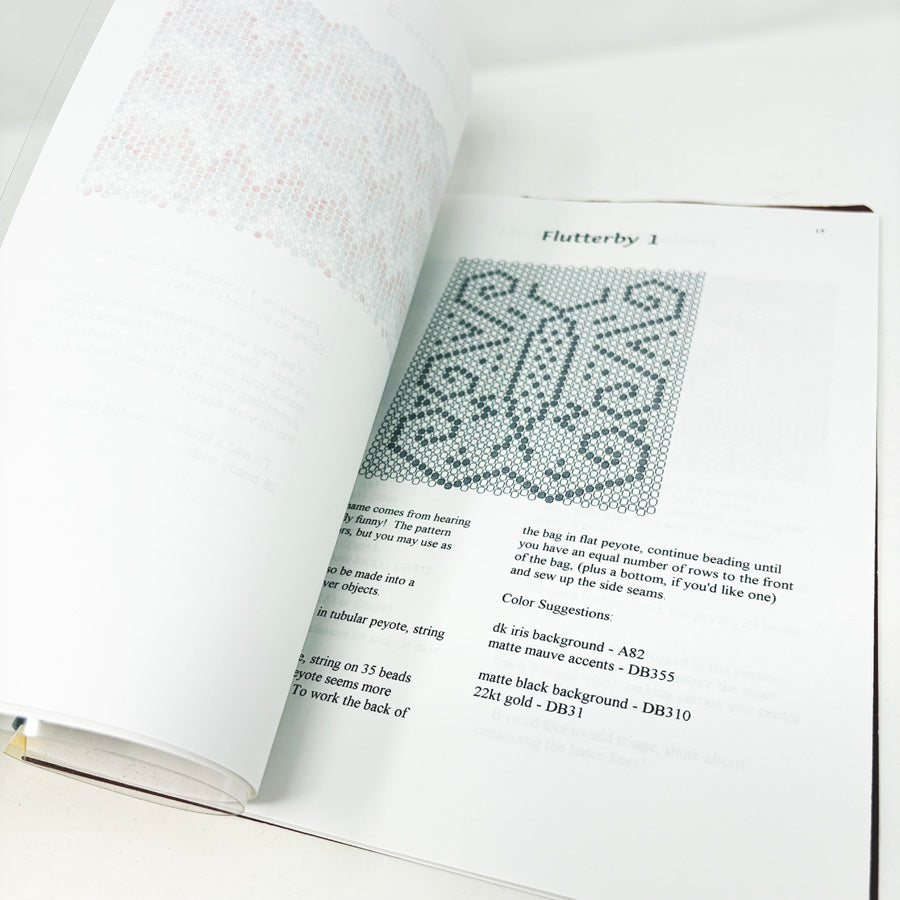 Heirloom Peyote Comb Bound Booklet by Brenda Whitehead