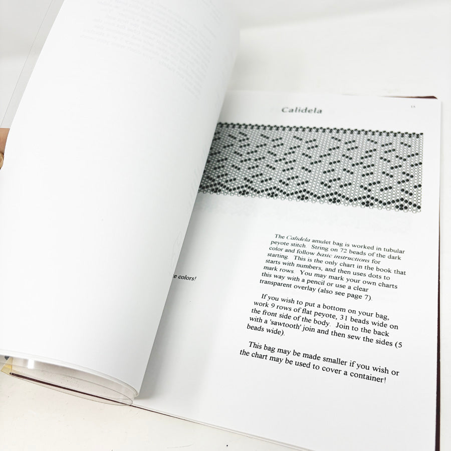 Heirloom Peyote Comb Bound Booklet by Brenda Whitehead