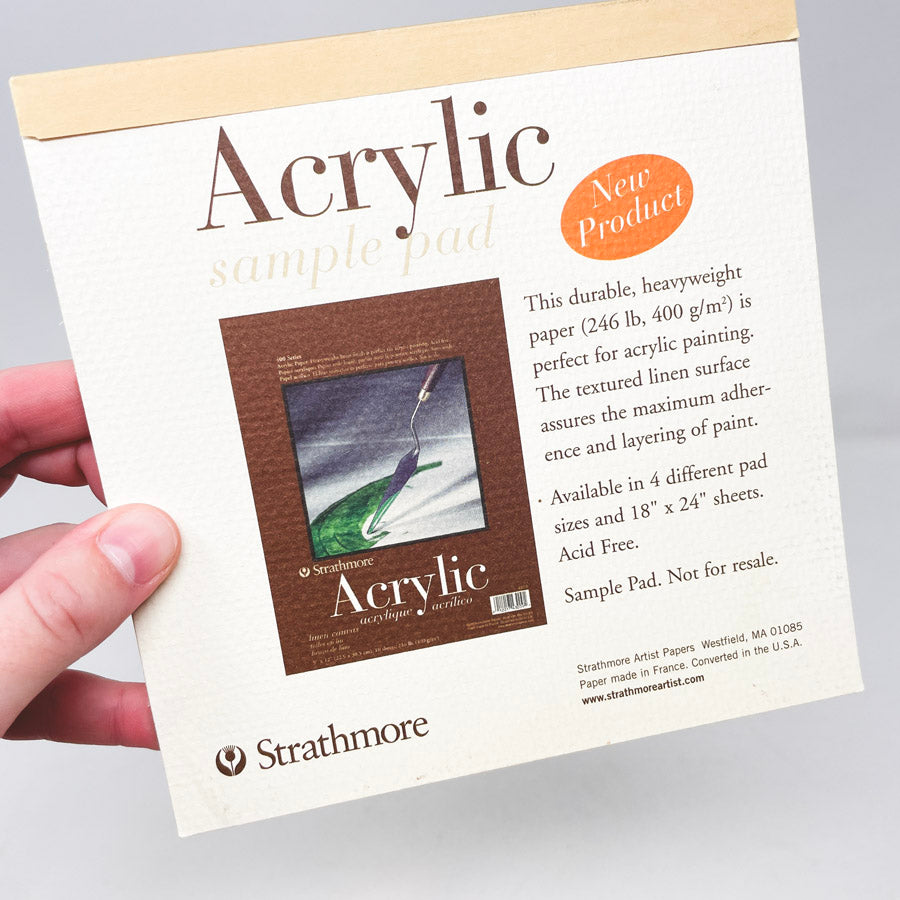 Strathmore Acrylic Paper Sample Pad - 6"x6"