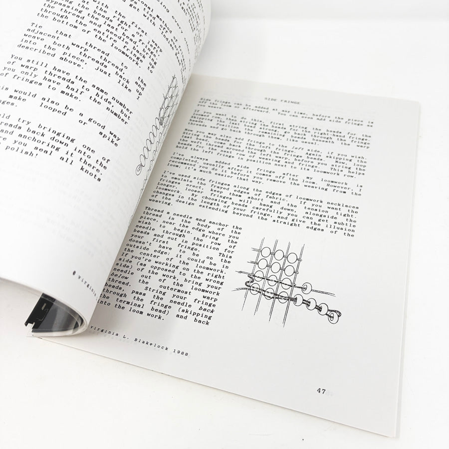 Those Bad Beads Comb Bound Booklet by Virginia Blakelock
