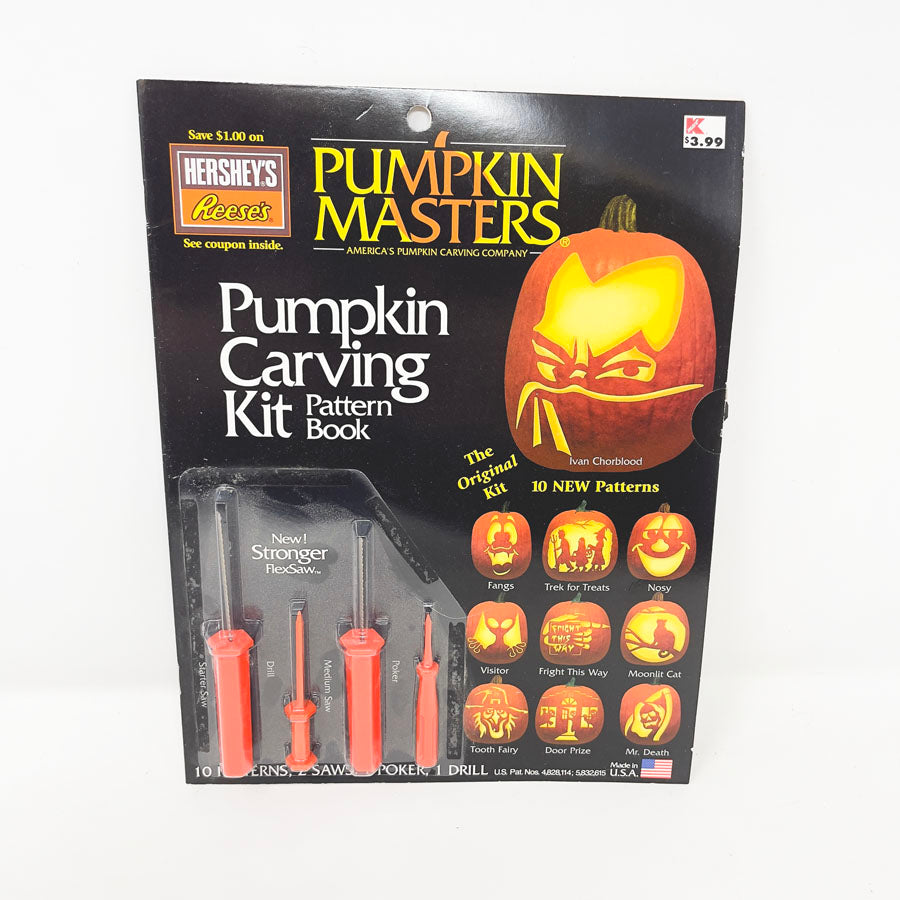 Pumpkin Masters Carving Book and Tools