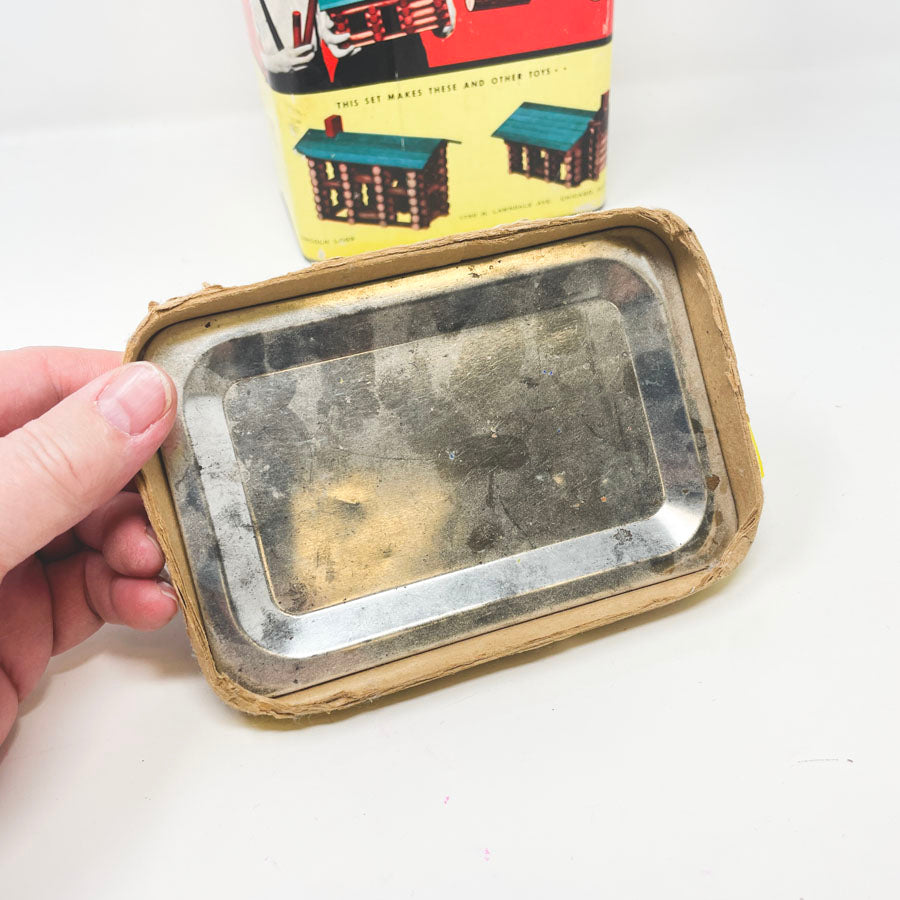Vintage Lincoln Log Playset in Original Box