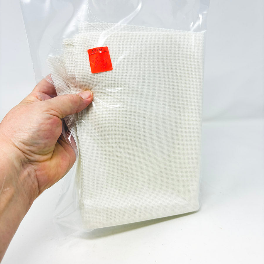 Three Cream 14 Ct. Aida Placemats