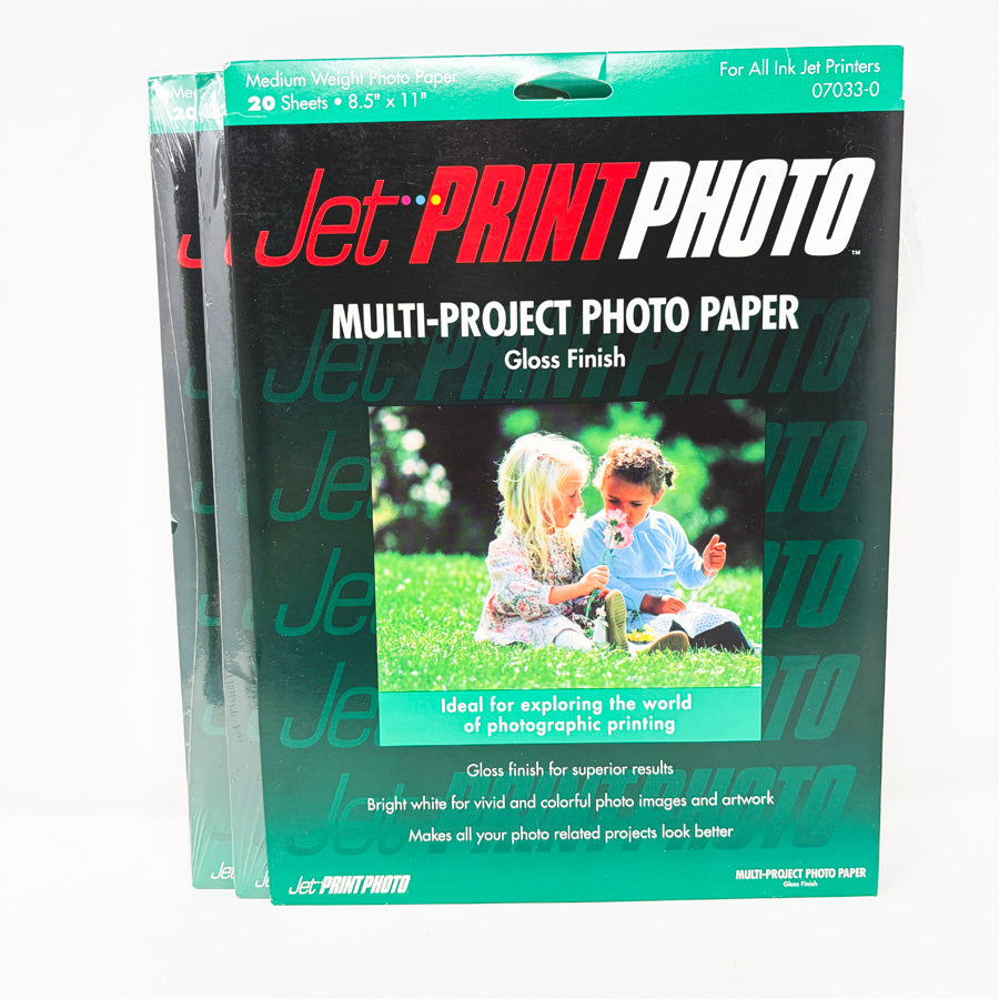 Jet Print Photo Paper – 8.5" x 11"