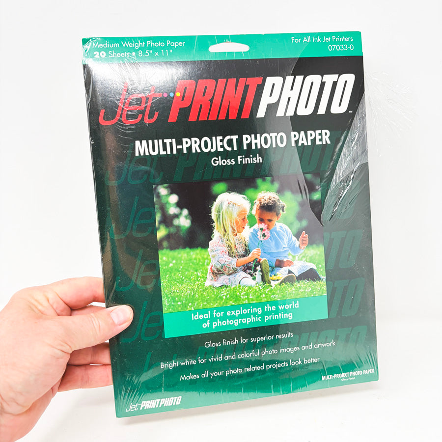 Jet Print Photo Paper – 8.5" x 11"