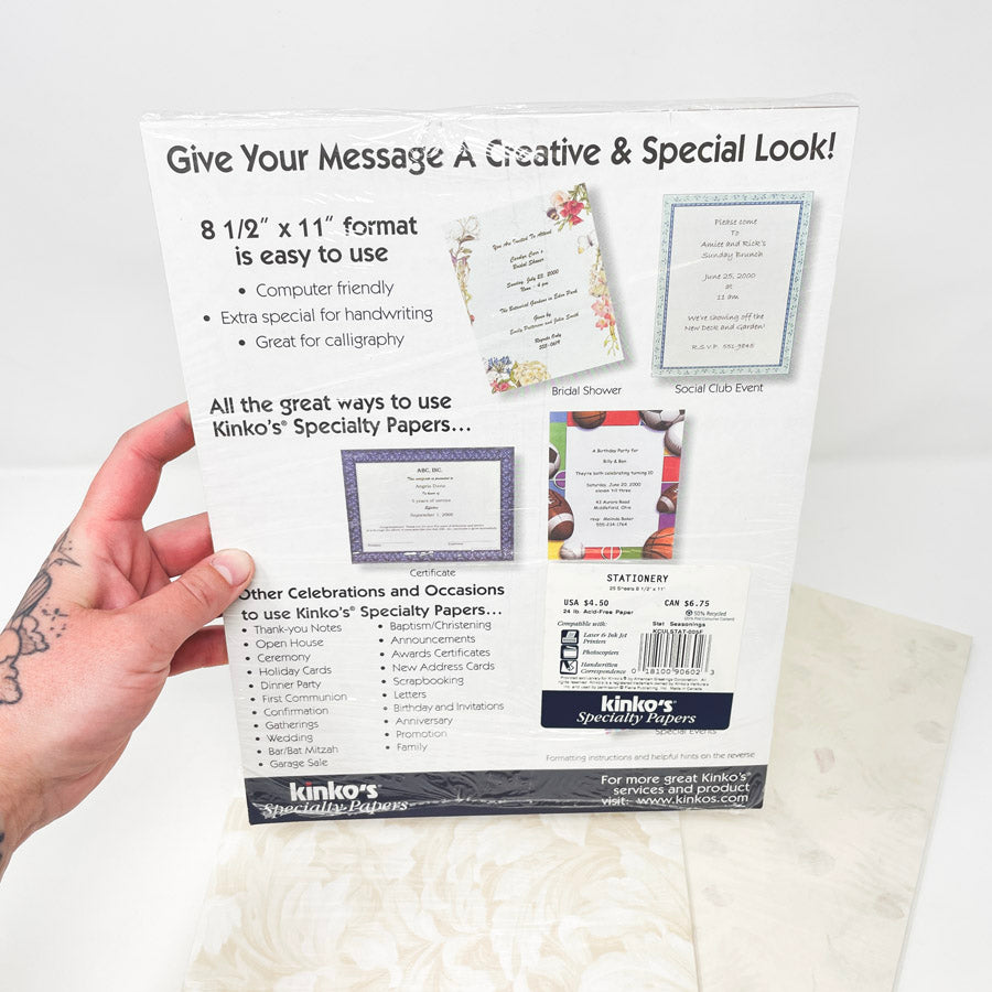 Kinkos Specialty Copier Paper Packs - Pick a Design
