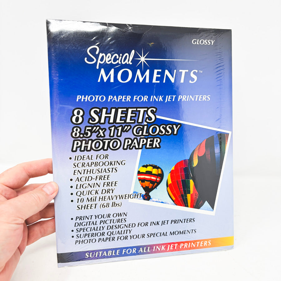 Special Moments Photo Paper – 8.5" x 11"