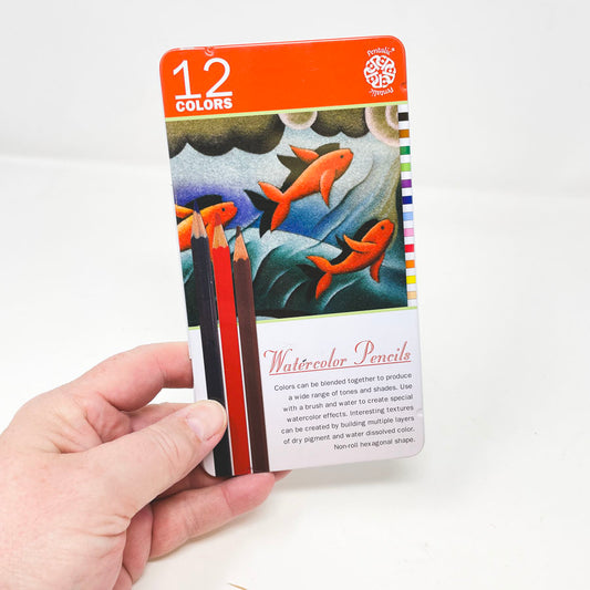 Pentalic Watercolor Color Pencils (12)
