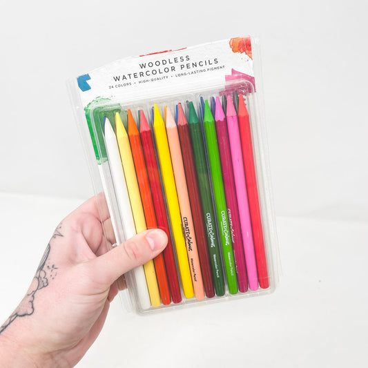 Curate+Color Watercolor Pencils - Open (24)