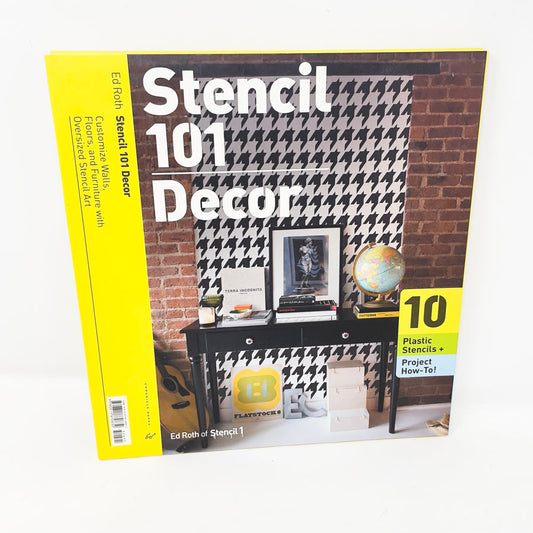 Stencil 101 Decor Project Book & Stencils by Ed Roth