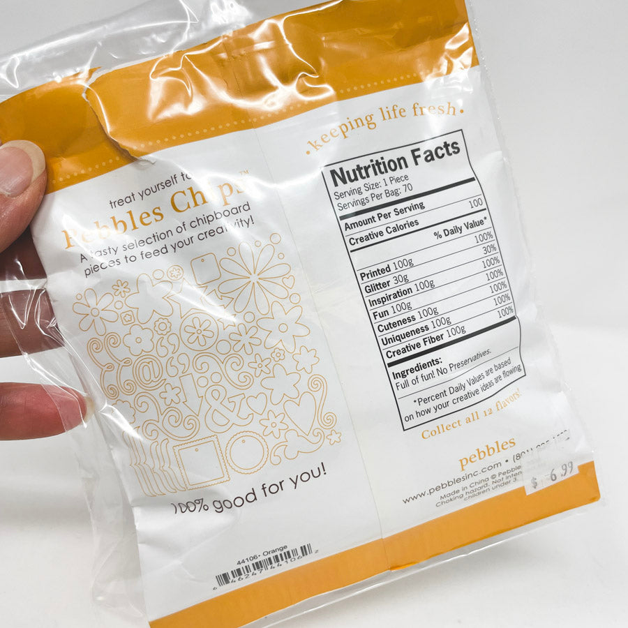 Pebbles Chips Chipboard Pack