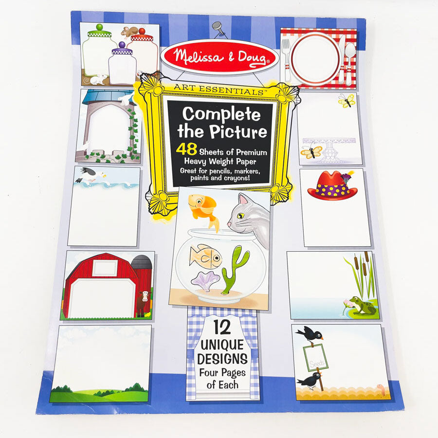 Melissa & Doug Complete The Picture Drawing Pad