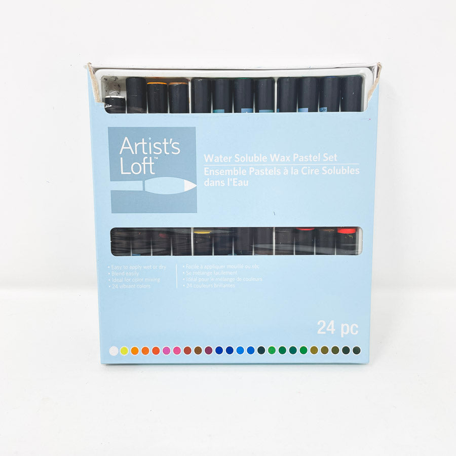 Artist's Loft Water Soluble Wax Pastel Set (24)