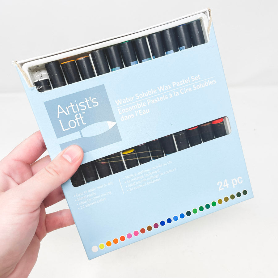 Artist's Loft Water Soluble Wax Pastel Set (24)