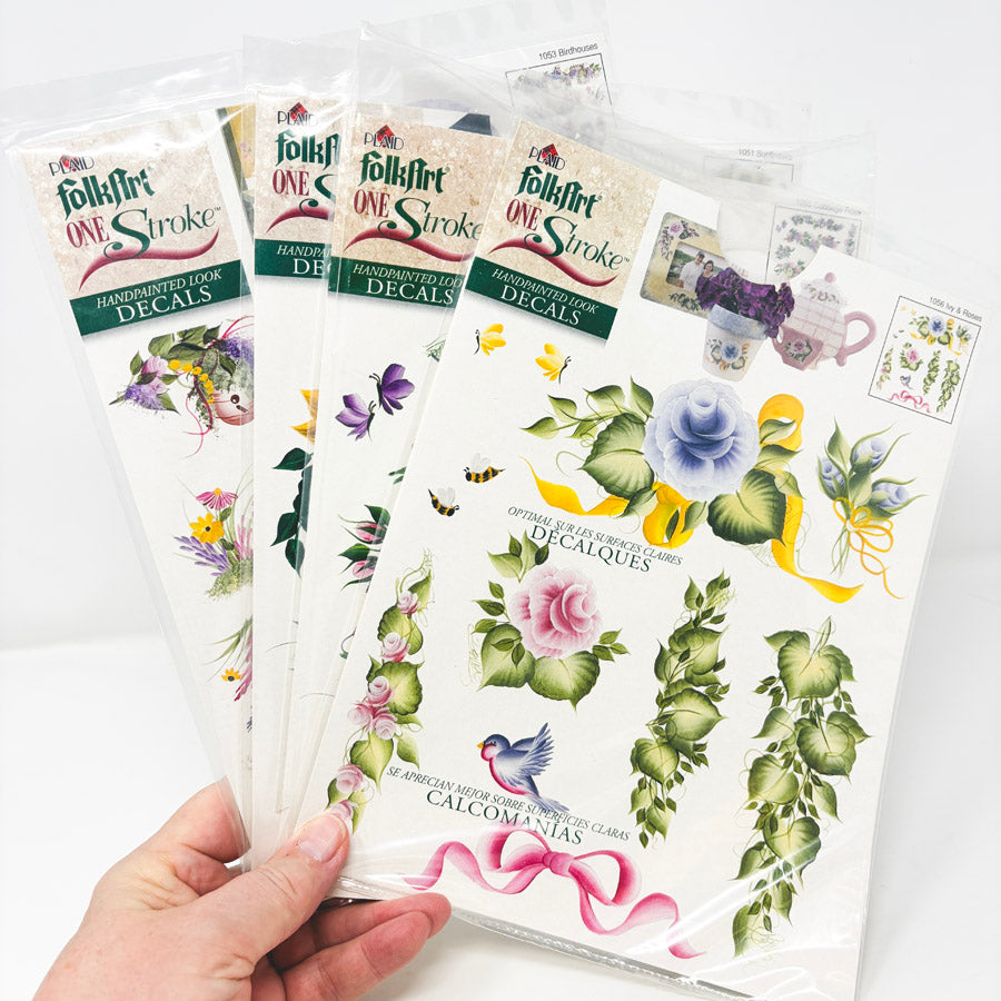 FolkArt One Stroke Handpainted Look Decals