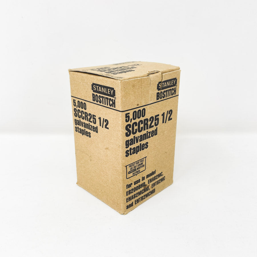 Stanley Bostitch SCCR 1/2" Galvanized Staples