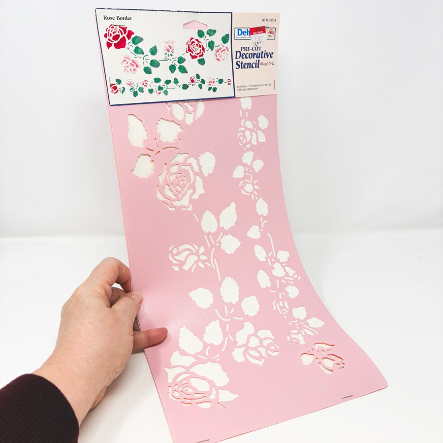 Delta Stencil Magic - Rose Border