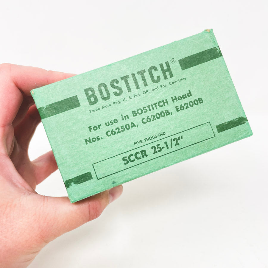 Stanley Bostitch SCCR 25-1/2" Galvanized Staples (Green Box)