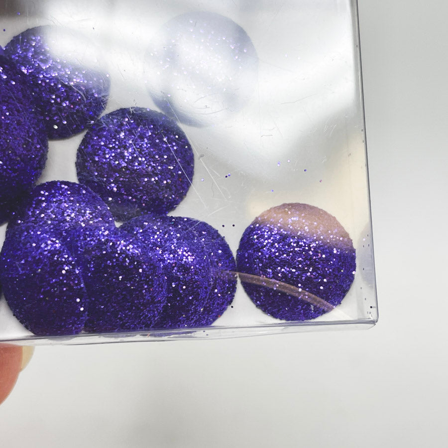 Recollections Purple Glitter Shapes