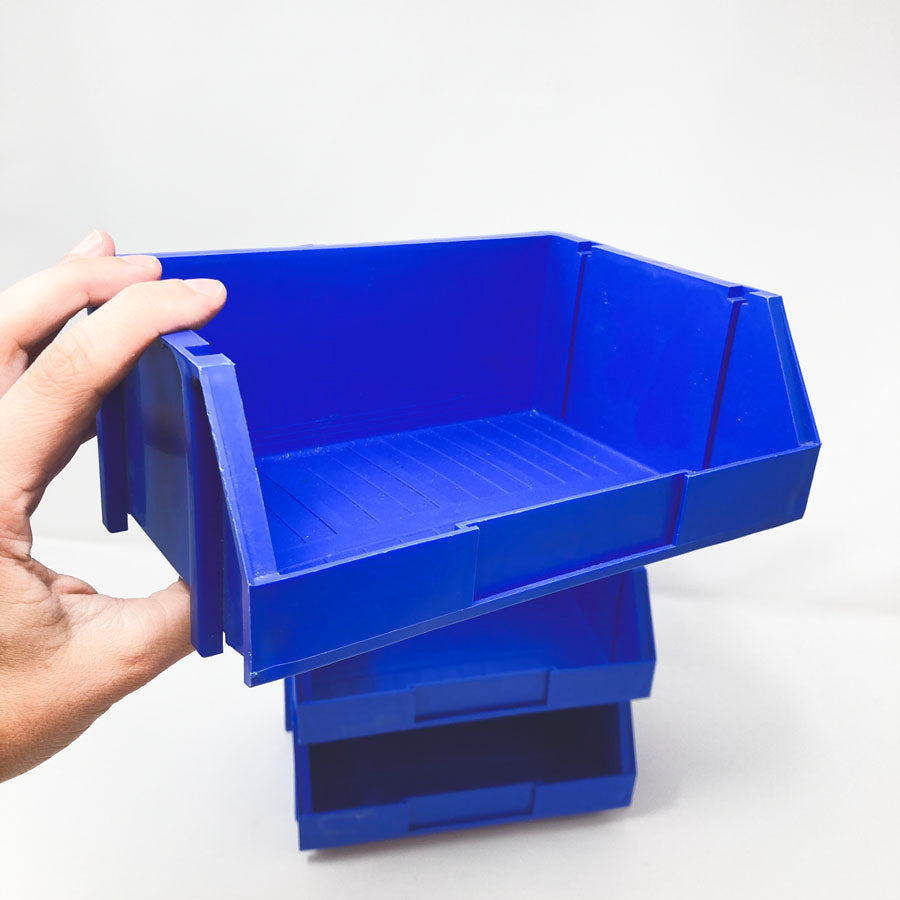 Plano Medium Blue Storage Bin (3)