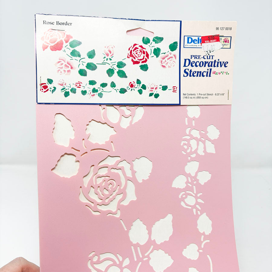 Delta Stencil Magic - Rose Border
