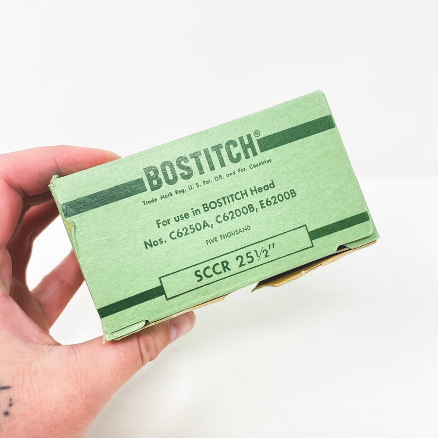 Stanley Bostitch SCCR 25-1/2" Galvanized Staples (Green Box)