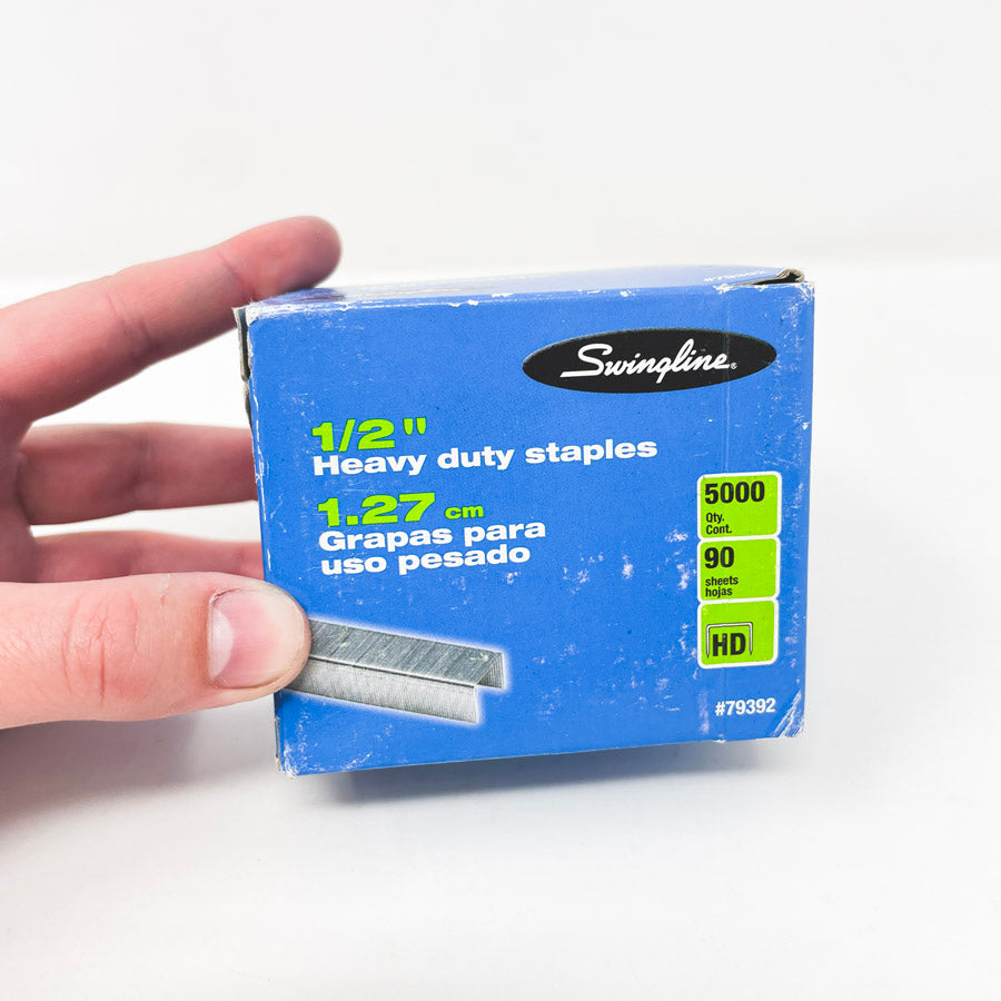 Swingline 1/2" Heavy Duty Staples, 5000