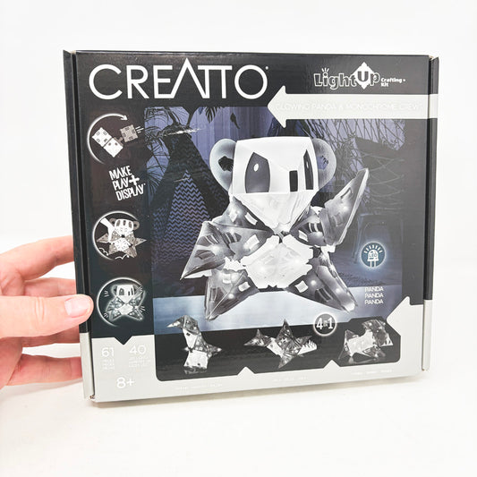 Creatto Glowing Panda & Monochrome Crew DIY Craft Kit
