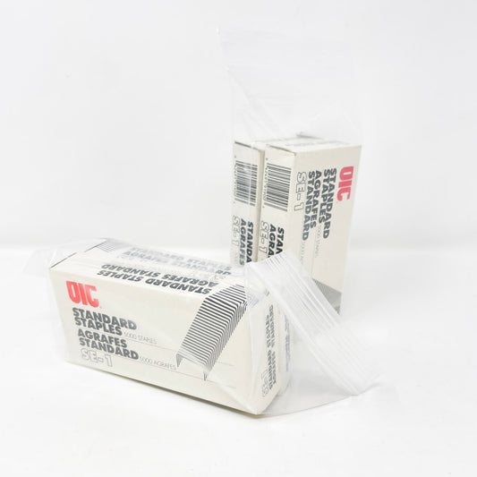 2 pk OIC Standard SE-1 Staples