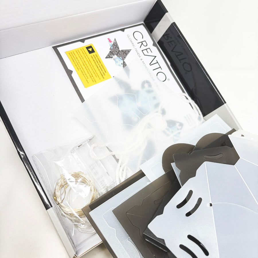 Creatto Glowing Panda & Monochrome Crew DIY Craft Kit