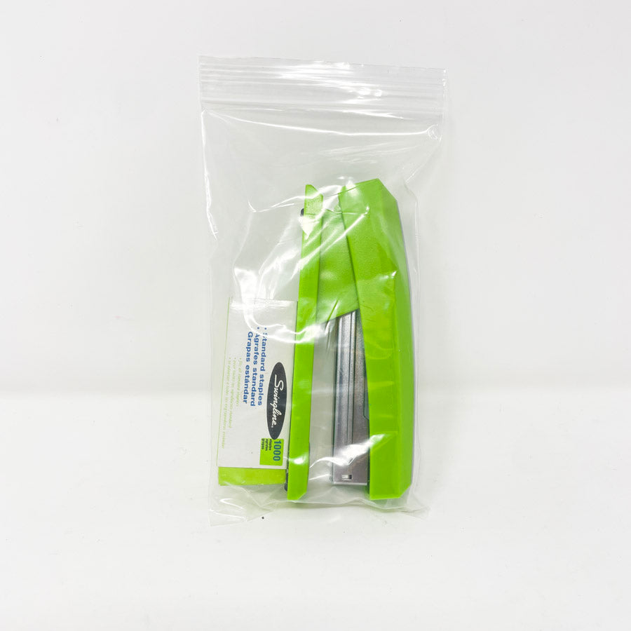 Green Stapler with Staples Bundle