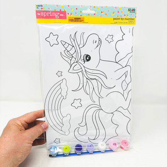 Unicorn Paint By Numbers Kit
